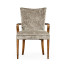 Biedermeier Style Walnut Dining Arm Chair