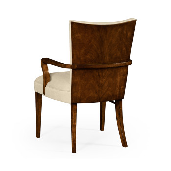 Biedermeier Style Mahogany Dining Arm Chair