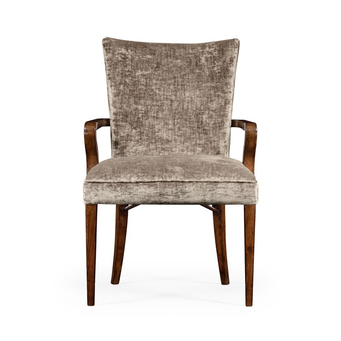 Biedermeier Style Mahogany Dining Arm Chair