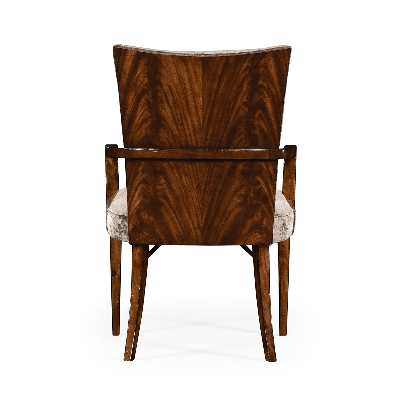 Biedermeier Style Mahogany Dining Arm Chair