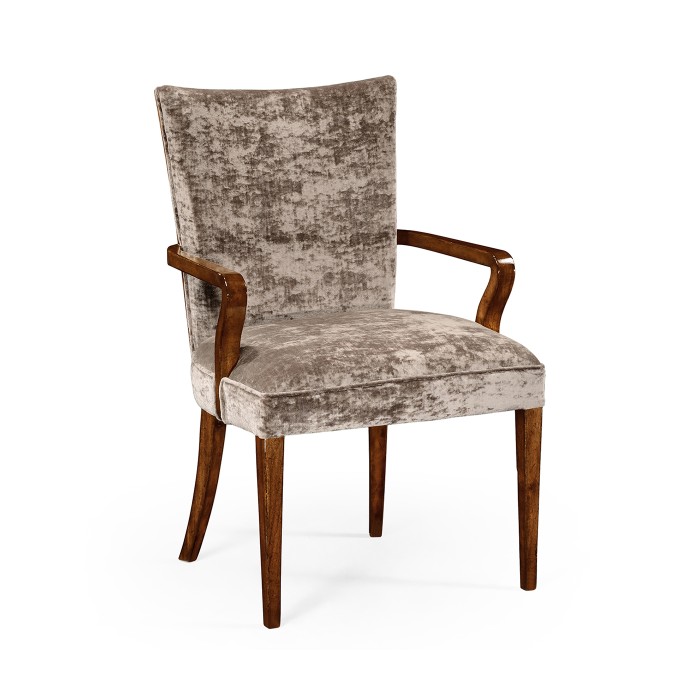 Biedermeier Style Mahogany Dining Arm Chair
