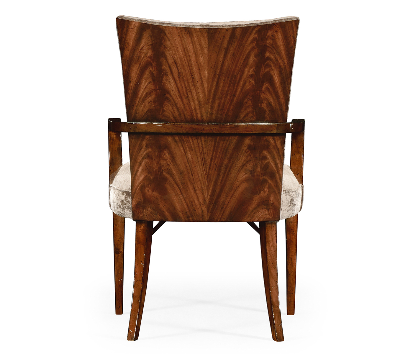 Biedermeier Style Mahogany Dining Arm Chair