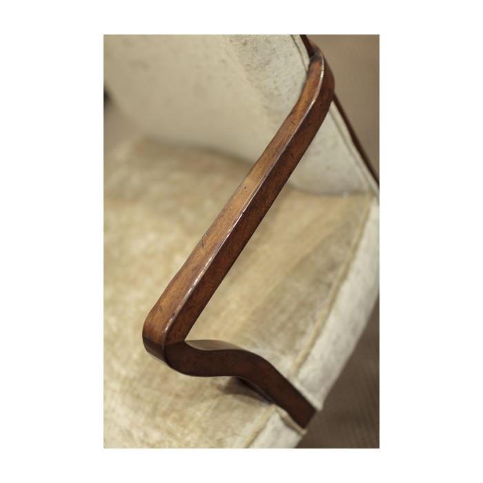 Biedermeier Style Mahogany Dining Arm Chair
