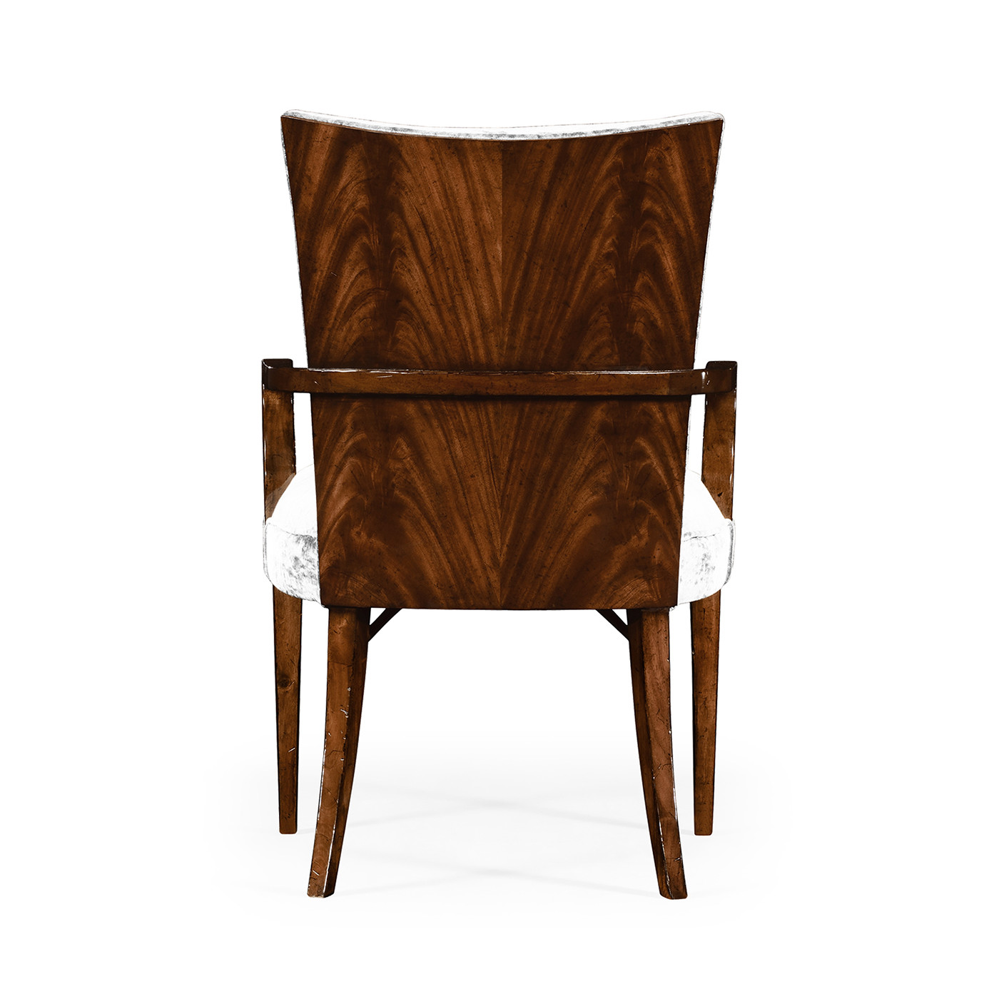 Biedermeier Style Mahogany Dining Arm Chair