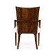 Biedermeier Style Mahogany Dining Arm Chair