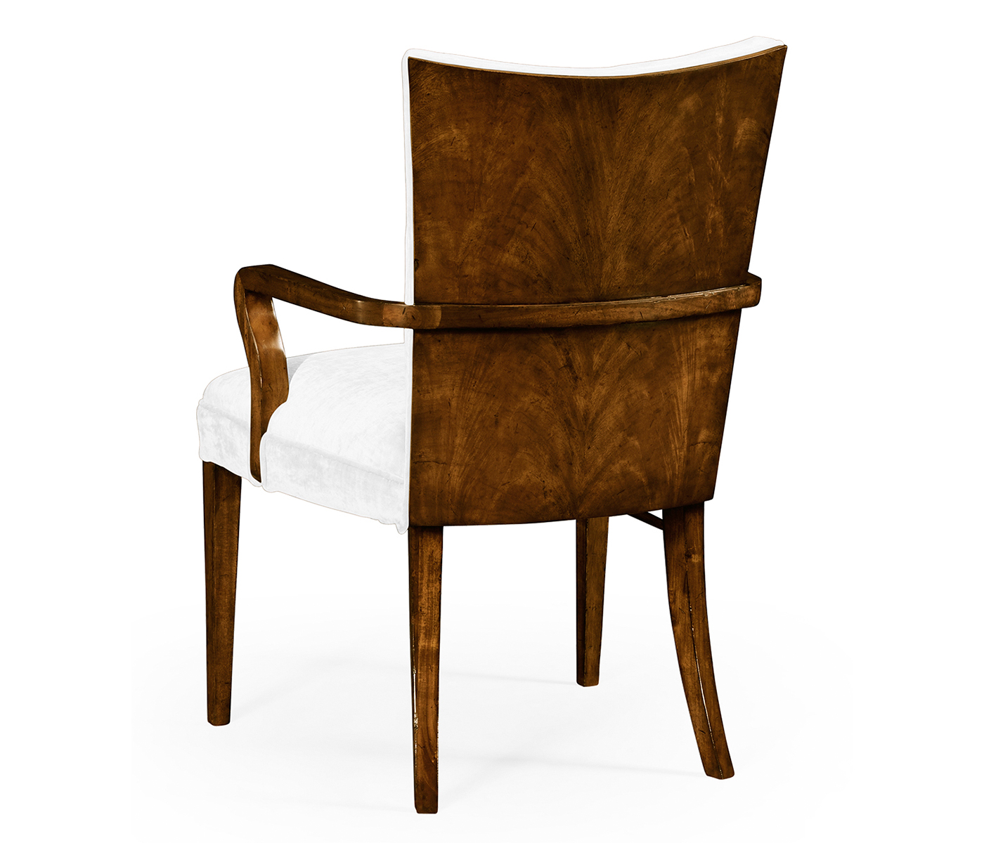 Biedermeier Style Mahogany Dining Arm Chair