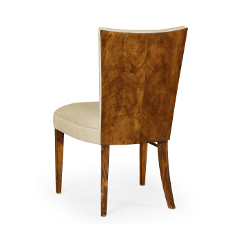 Biedermeier Style Walnut Dining Side Chair