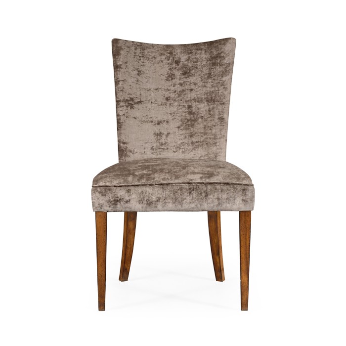 Biedermeier Style Walnut Dining Side Chair