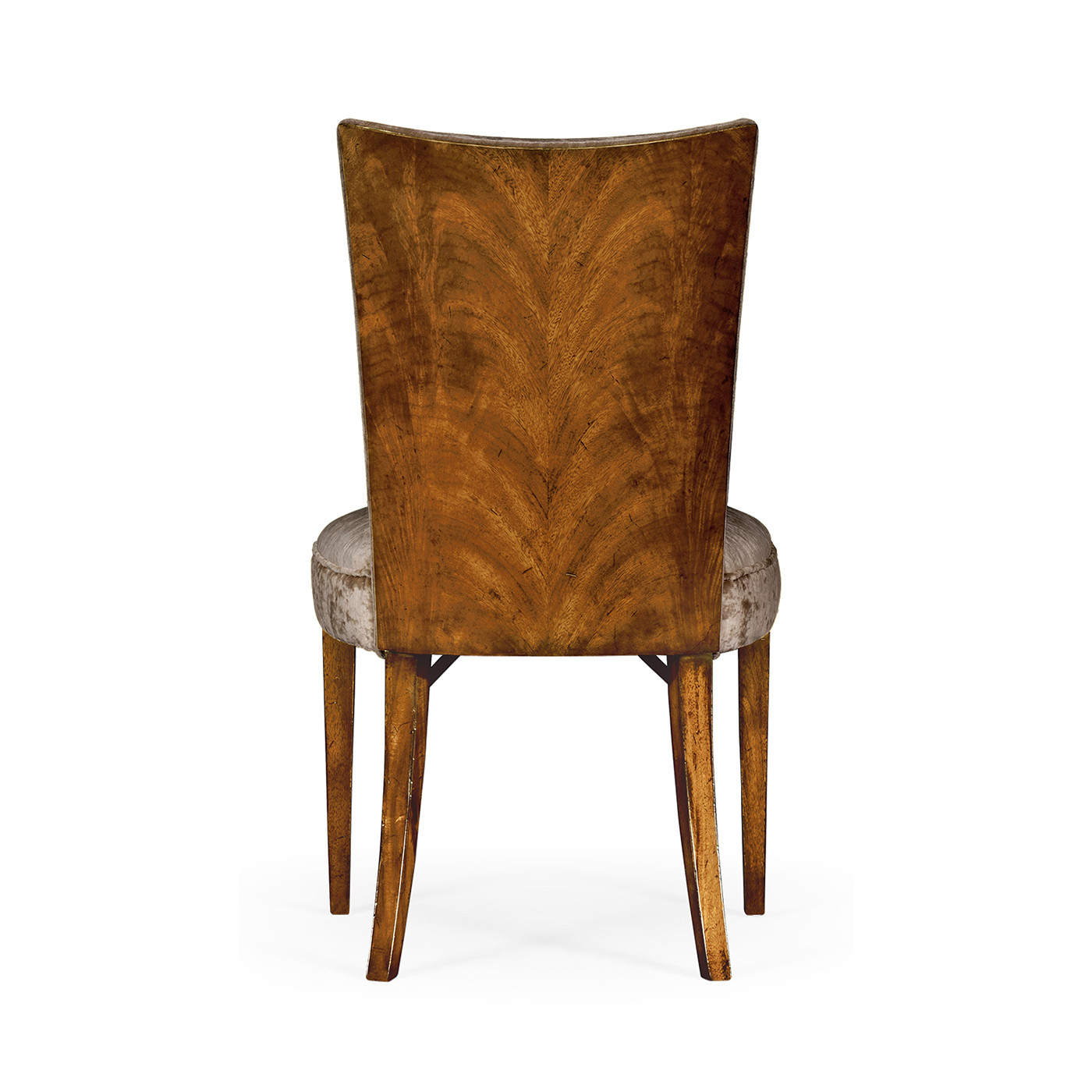 Biedermeier Style Walnut Dining Side Chair