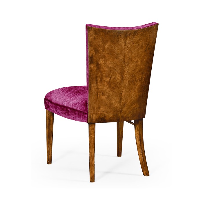 Biedermeier Style Walnut Dining Side Chair