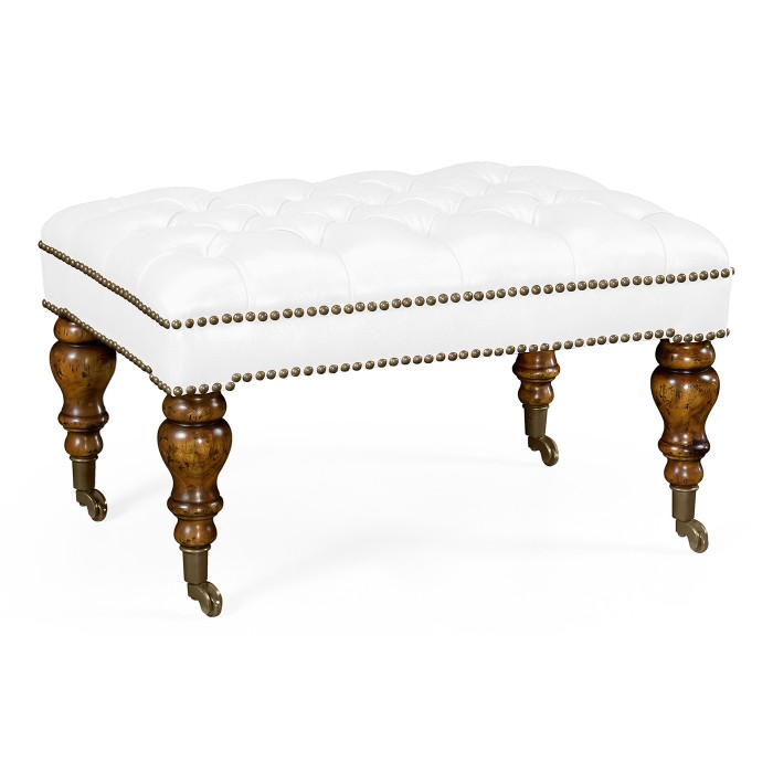Large Chesterfield Style Footstool/Ottoman