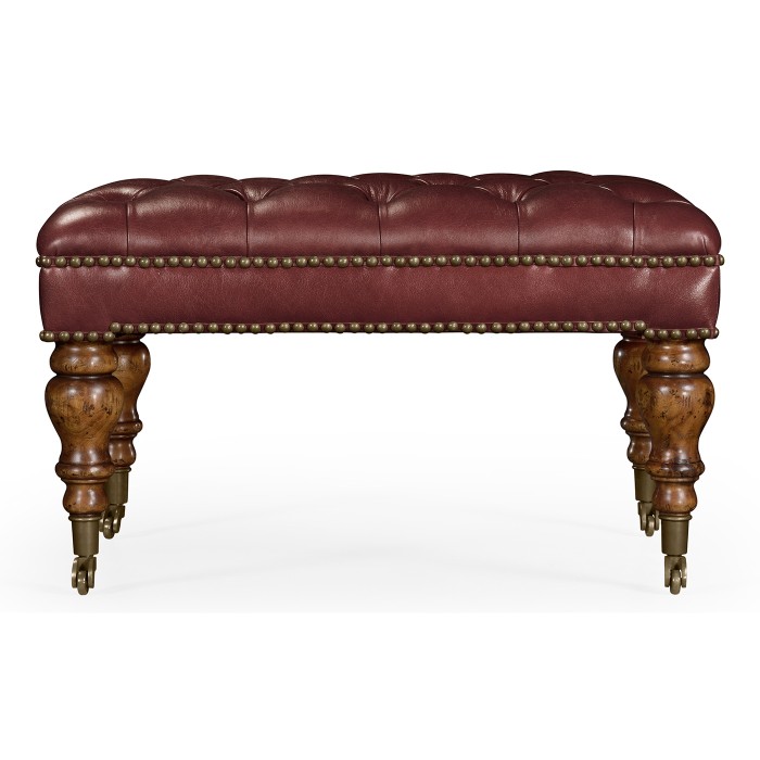 Large Chesterfield Style Footstool/Ottoman