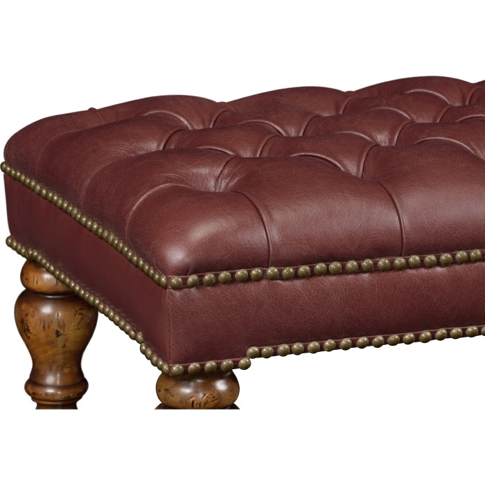 Large Chesterfield Style Footstool/Ottoman