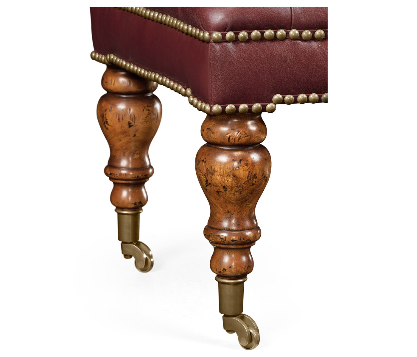 Large Chesterfield Style Footstool/Ottoman