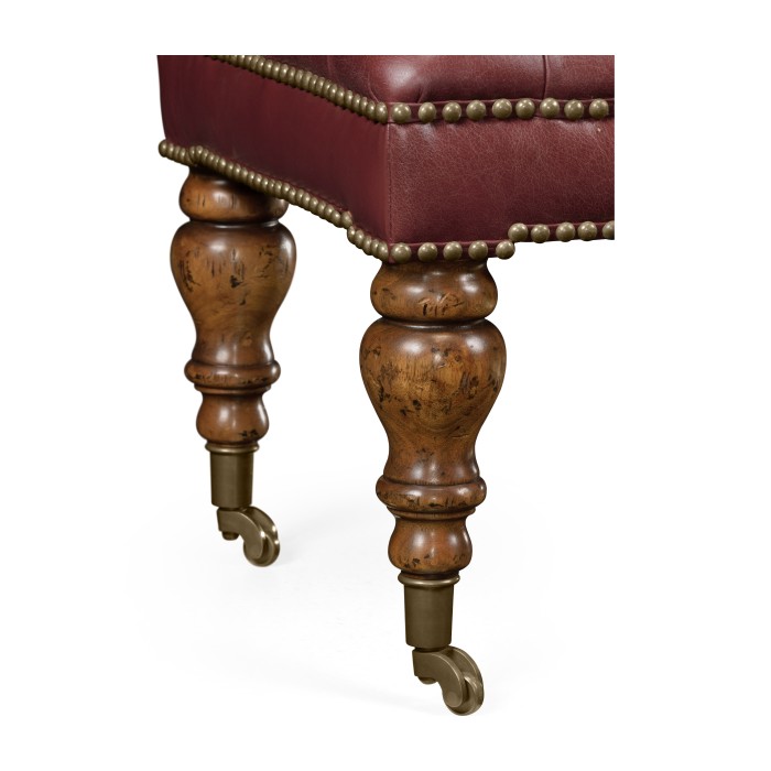 Large Chesterfield Style Footstool/Ottoman