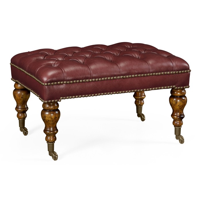 Large Chesterfield Style Footstool/Ottoman