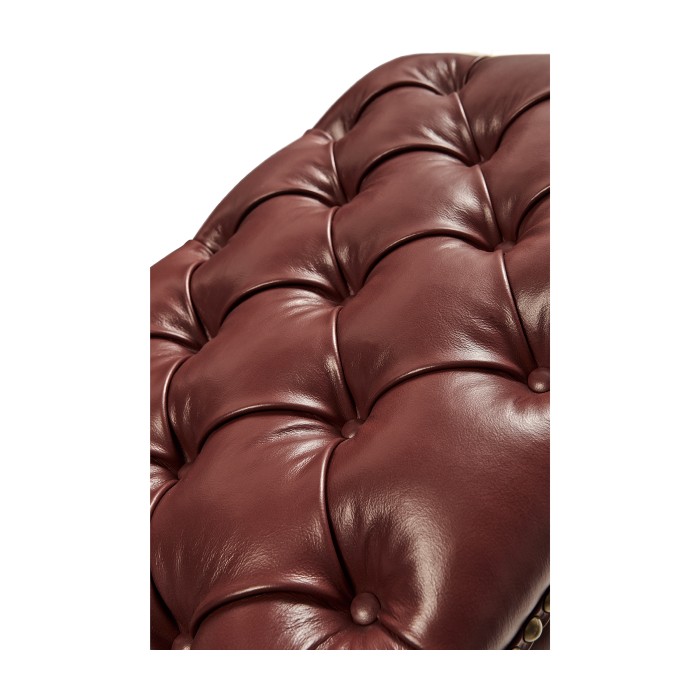 Small Chesterfield Style Footstool/Ottoman