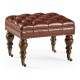 Small Chesterfield Style Footstool/Ottoman