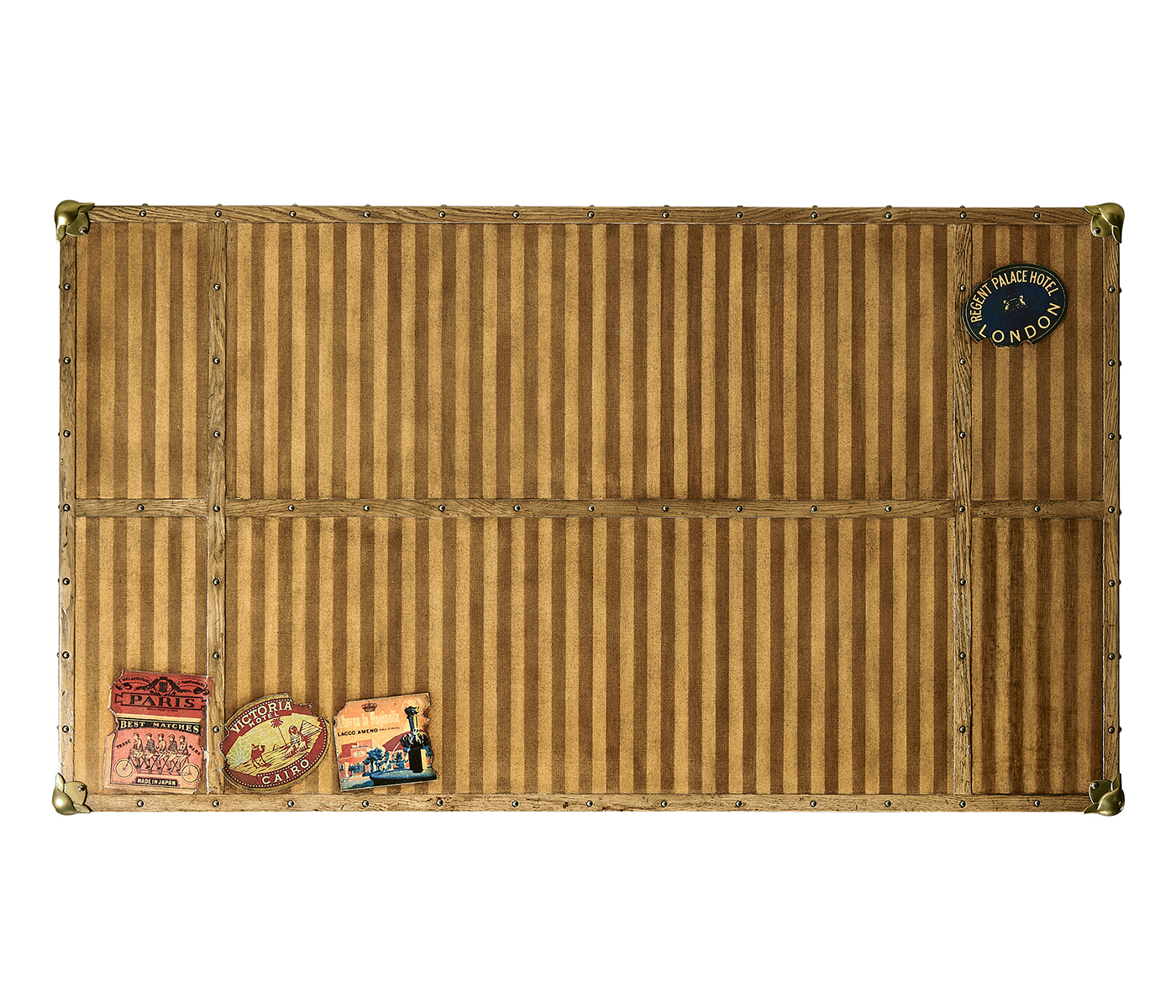 Travel Trunk Style Coffee Table with Storage