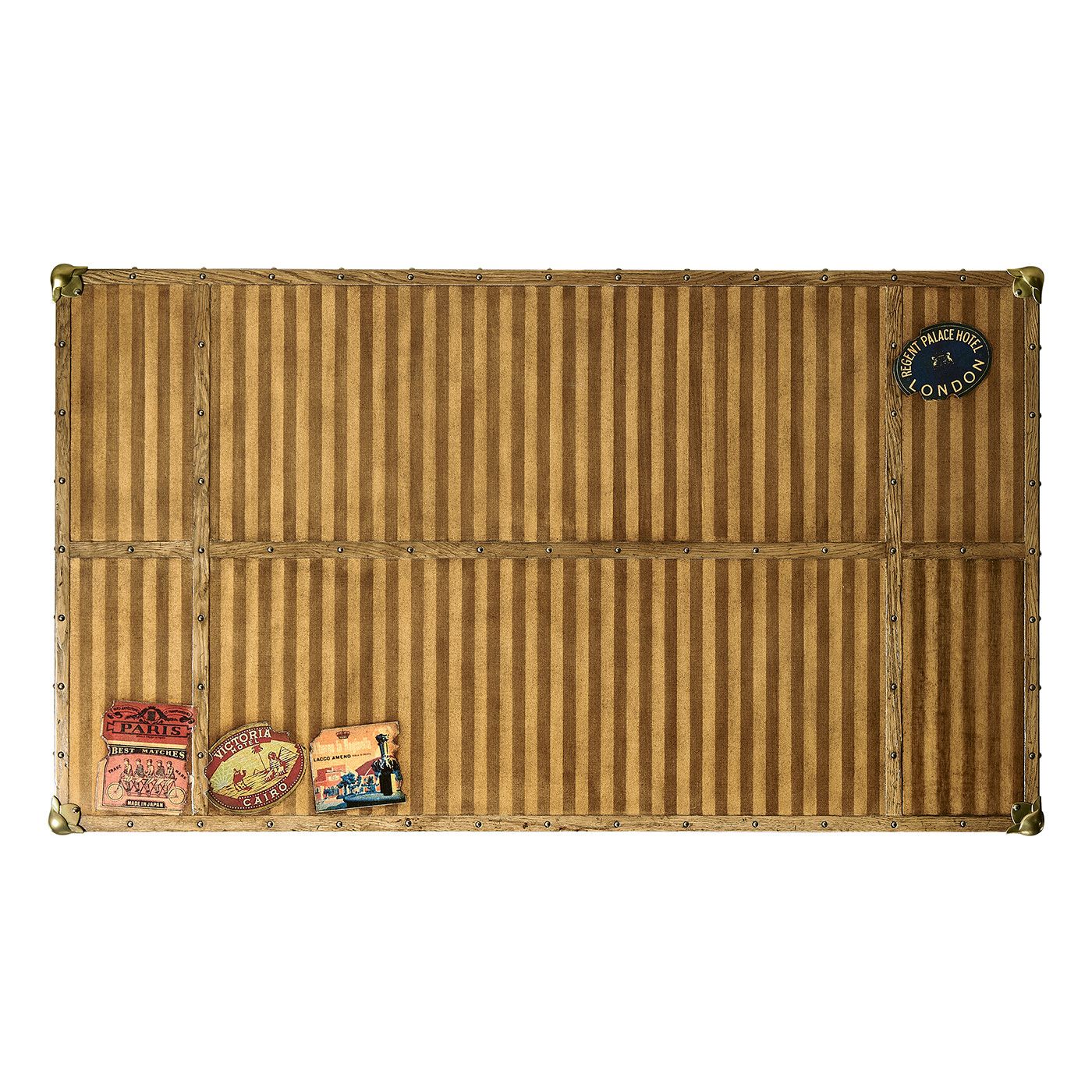 Travel Trunk Style Coffee Table with Storage