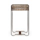 50's Americana side table with steel details