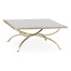 Églomisé and Silver Square Coffee Table