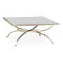 Églomisé and Silver Square Coffee Table