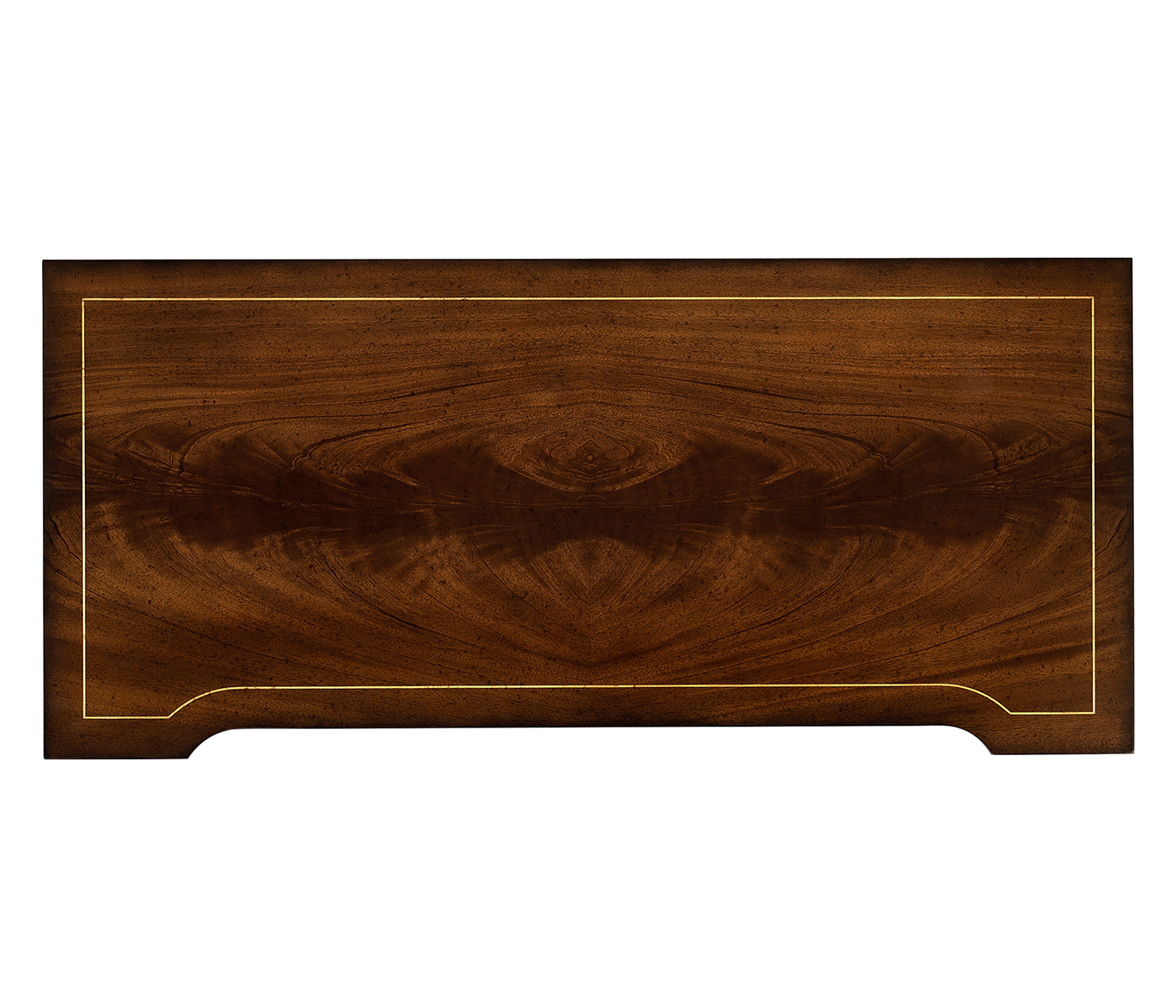 Regency Mahogany Reverse Breakfront Chest