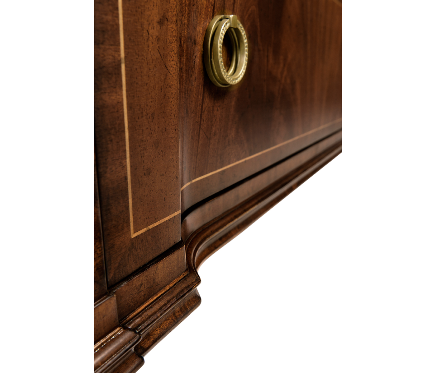 Regency Mahogany Reverse Breakfront Chest