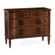 Regency Mahogany Reverse Breakfront Chest
