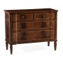 Regency Mahogany Reverse Breakfront Chest