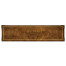 Empire style walnut two drawer console