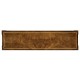 Empire style walnut two drawer console