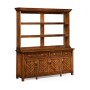 Heavily Distressed Parquet Welsh Dresser with Strap Handles