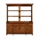 Heavily Distressed Parquet Welsh Dresser with Strap Handles