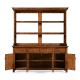 Heavily Distressed Parquet Welsh Dresser with Strap Handles