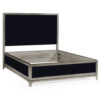 British Navy & Silver US Queen Bed