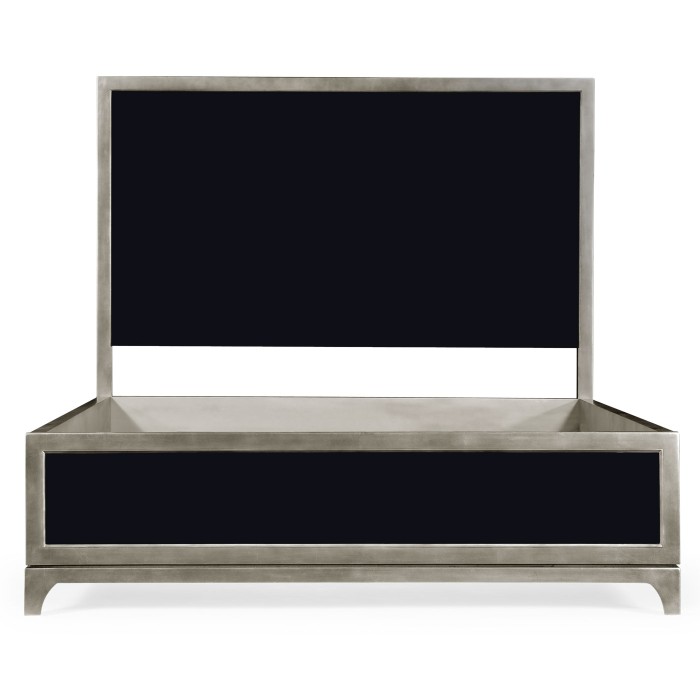 British Navy & Silver US Queen Bed