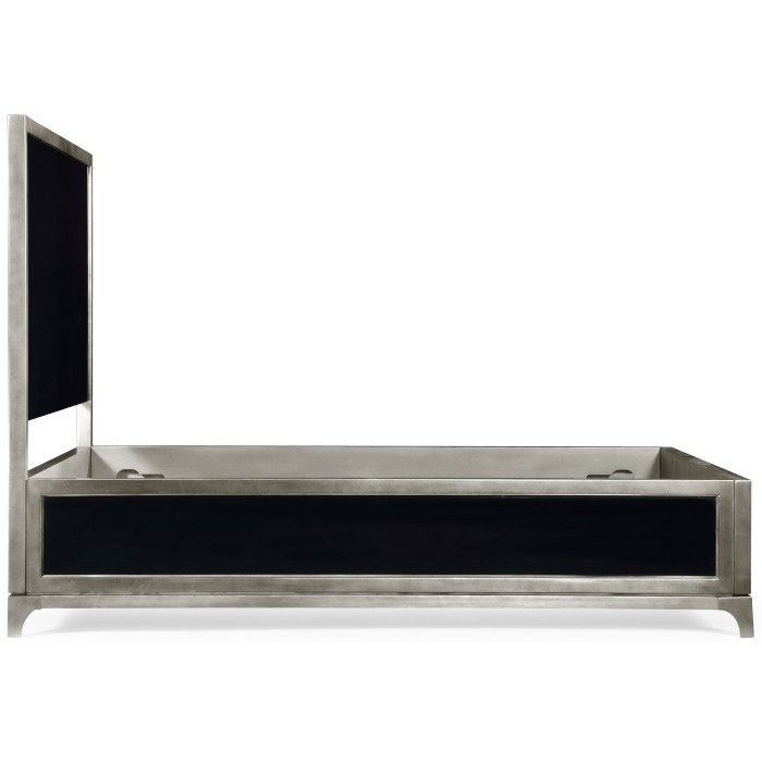 British Navy & Silver US Queen Bed