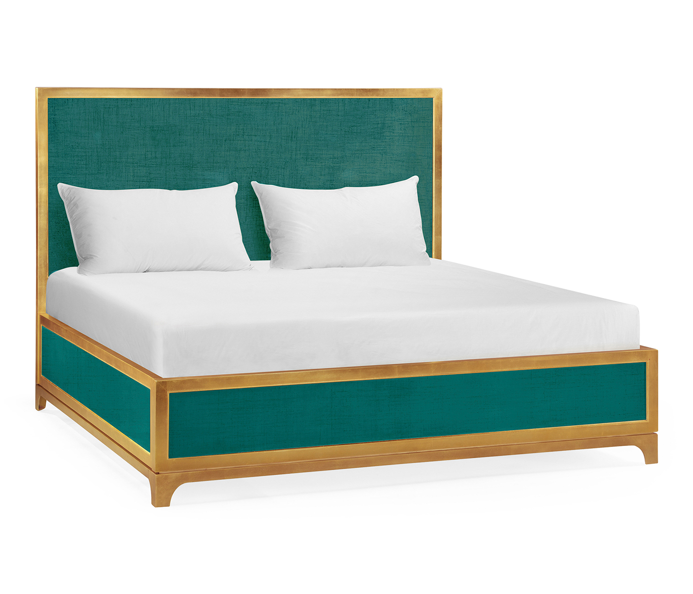 Peacock & Gold Cali King Bed 
