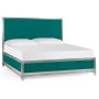 Peacock & Silver Cali King Bed 
