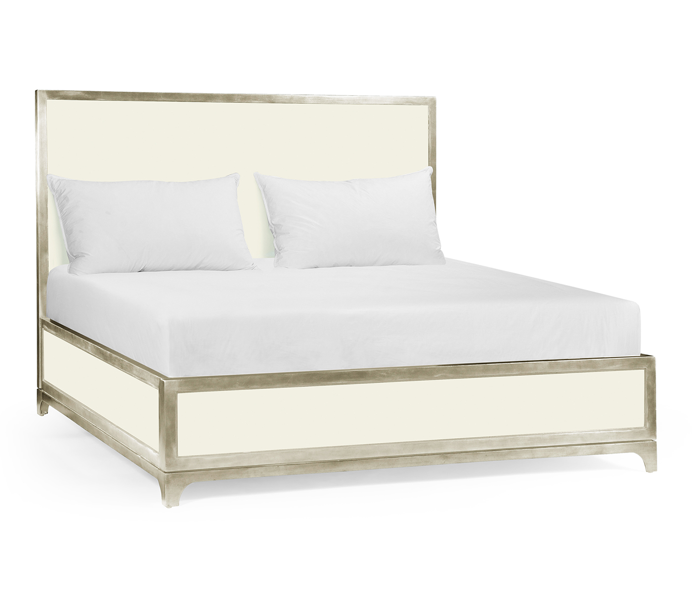 Blanc & Silver UK King Bed 