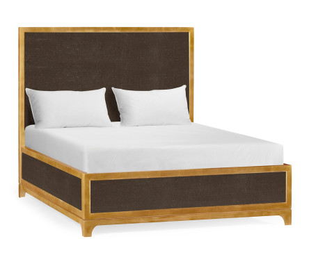 Coffee & Gold UK Queen Bed