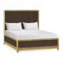 Coffee & Gold UK Queen Bed