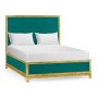 Peacock & Gold UK Queen Bed 
