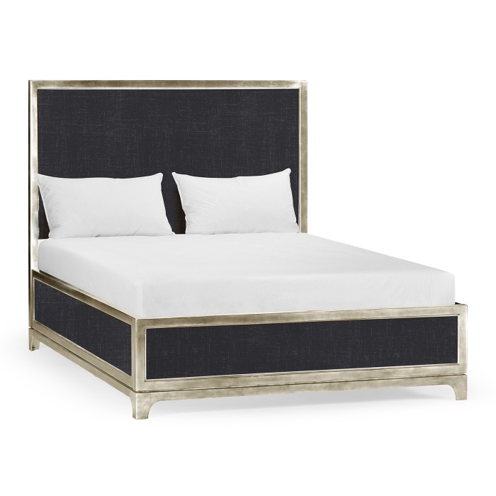 Charcoal & Silver UK Queen Bed 