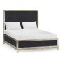 Charcoal & Silver UK Queen Bed 