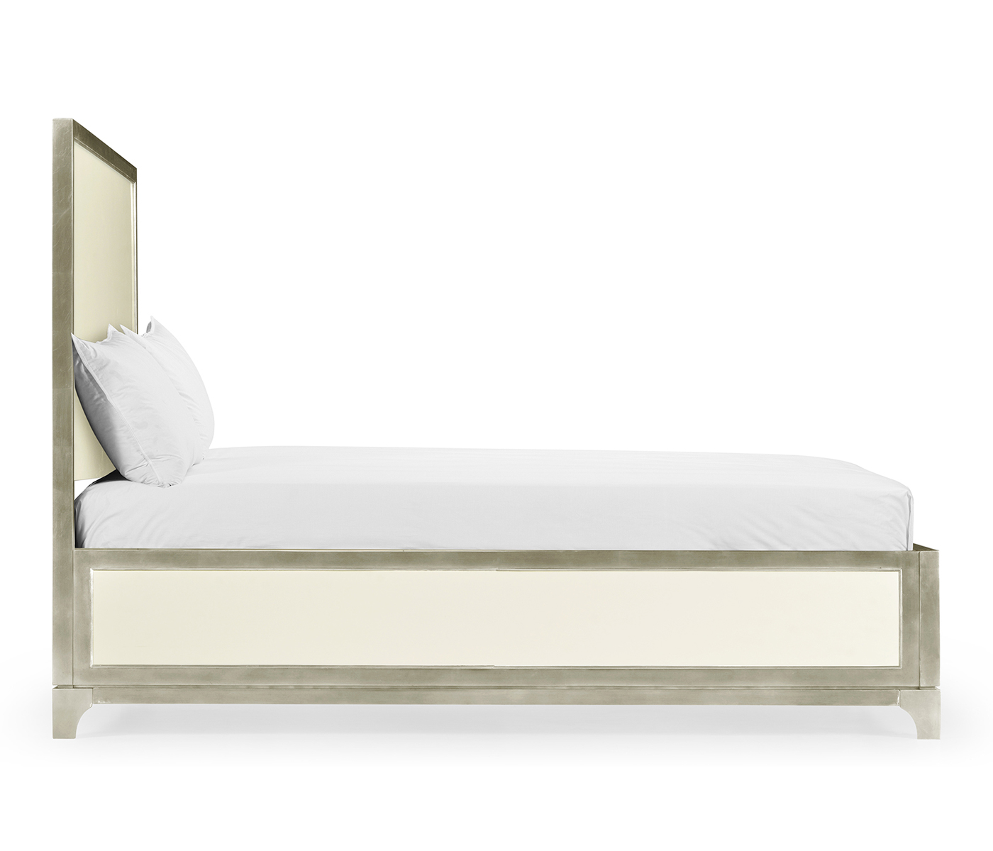 Blanc & Silver UK Queen Bed 