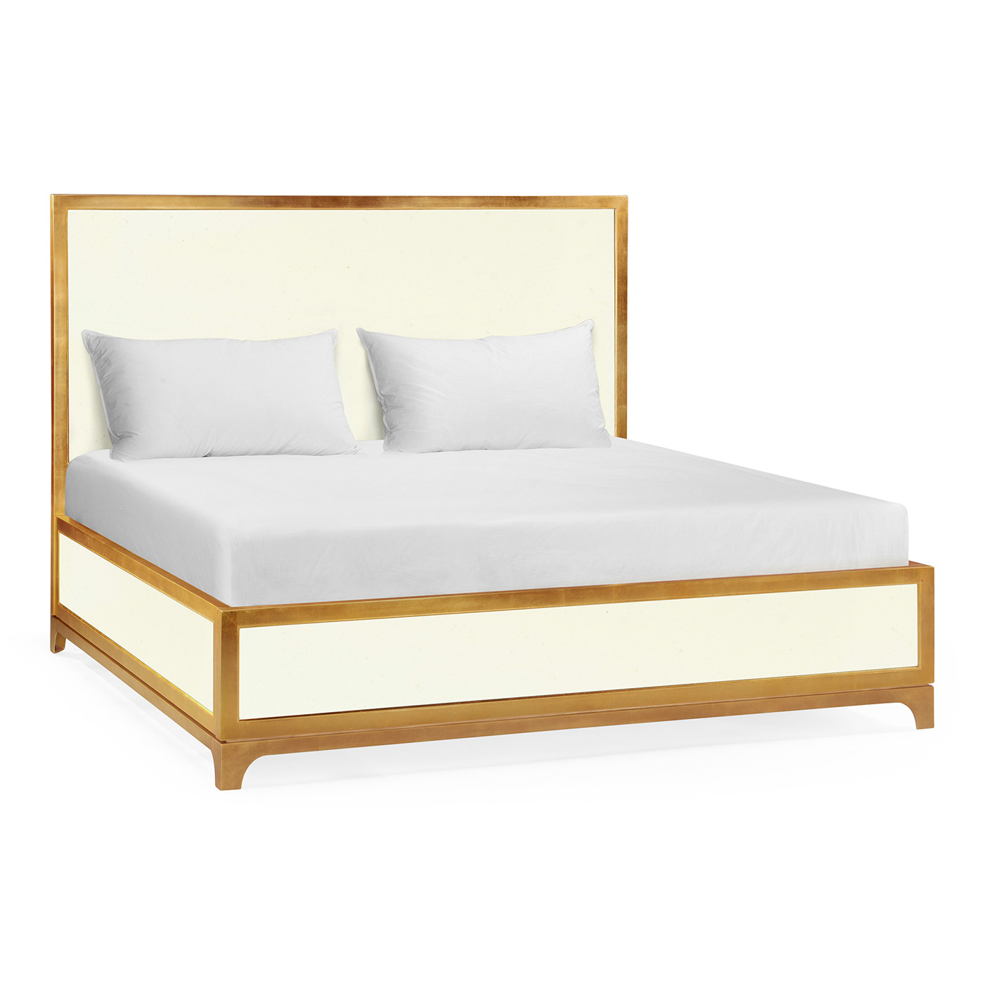 Blanc & Gold US King Bed 