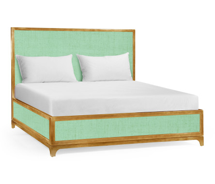 Robin's Egg & Gold US King Bed